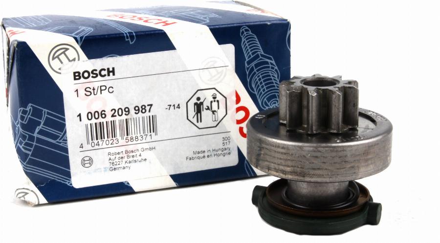 BOSCH 1 006 209 987 - Провідна шестерня, стартер autocars.com.ua