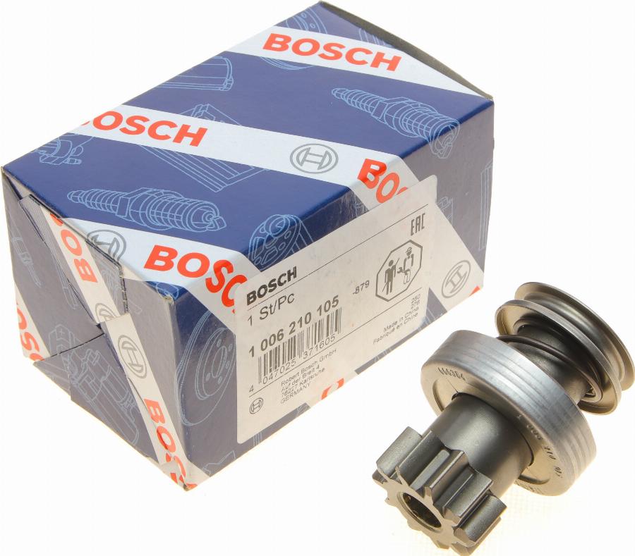 BOSCH 1 006 210 105 - Ведущая шестерня, стартер avtokuzovplus.com.ua