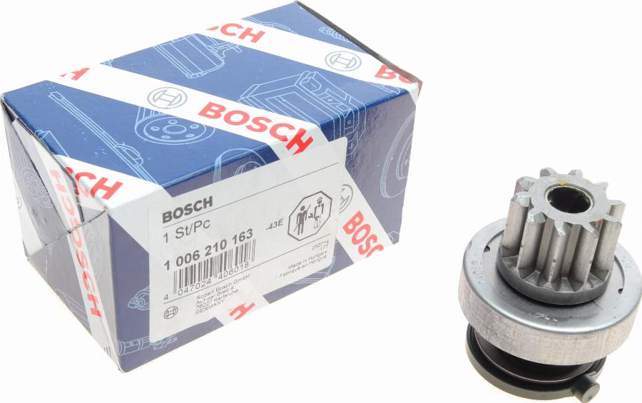 BOSCH 1 006 210 163 - Ведущая шестерня, стартер autodnr.net