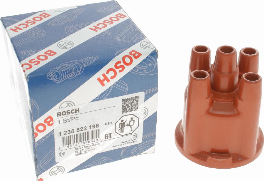 BOSCH 1 235 522 196 - Крышка распределителя зажигания avtokuzovplus.com.ua