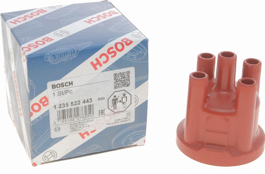 BOSCH 1 235 522 443 - Крышка распределителя зажигания avtokuzovplus.com.ua