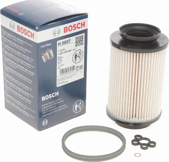 BOSCH 1 457 070 007 - Паливний фільтр autocars.com.ua