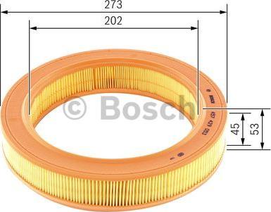 BOSCH 1 457 429 053 - ПОВІТРЯНИЙ ФІЛЬТР W-V autocars.com.ua