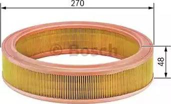 BOSCH 1 457 429 872 - Повітряний фільтр autocars.com.ua