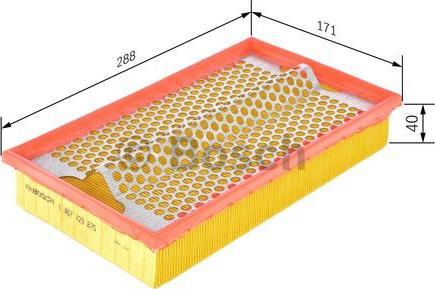 BOSCH 1 457 429 875 - Повітряний фільтр autocars.com.ua