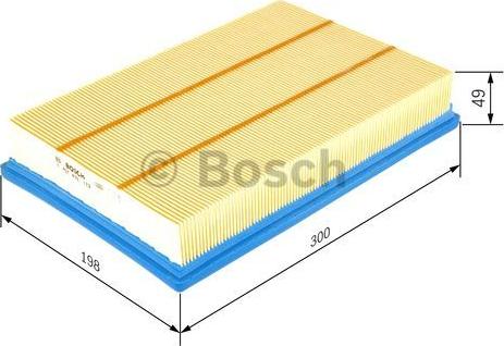 BOSCH 1 457 432 172 - Воздушный фильтр avtokuzovplus.com.ua