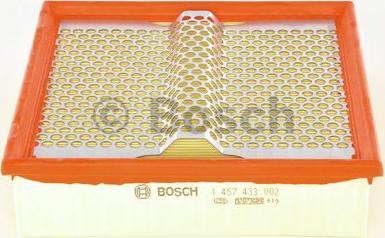 BOSCH 1 457 433 002 - Повітряний фільтр autocars.com.ua