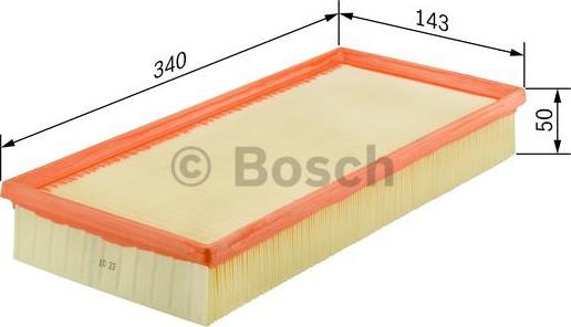 BOSCH 1 457 433 047 - Воздушный фильтр avtokuzovplus.com.ua