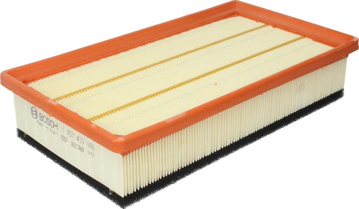 BOSCH 1 457 433 086 - Повітряний фільтр autocars.com.ua