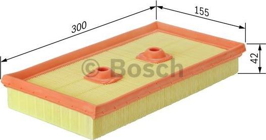 BOSCH 1 457 433 315 - Воздушный фильтр avtokuzovplus.com.ua