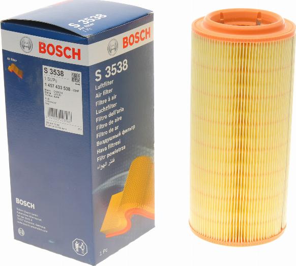 BOSCH 1 457 433 538 - Повітряний фільтр autocars.com.ua