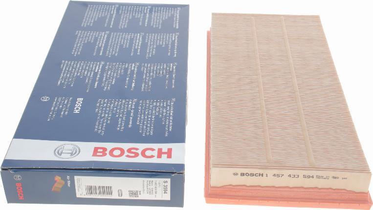 BOSCH 1 457 433 594 - Повітряний фільтр autocars.com.ua