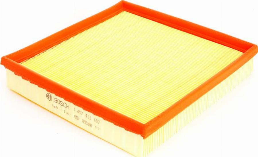 BOSCH 1 457 433 697 - Повітряний фільтр autocars.com.ua