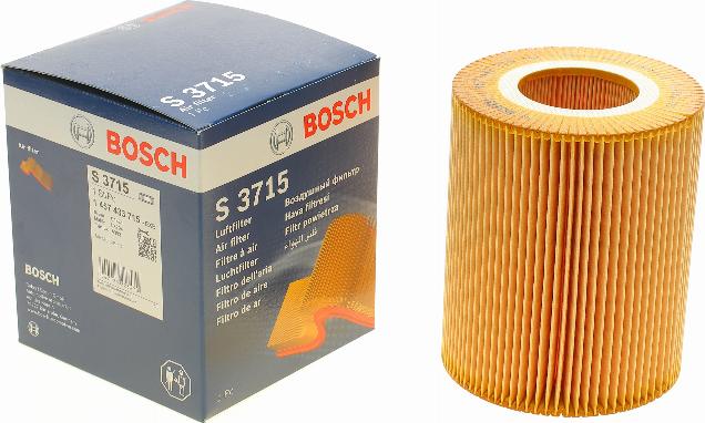 BOSCH 1 457 433 715 - Повітряний фільтр autocars.com.ua