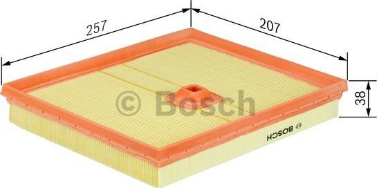 BOSCH 1 457 433 788 - Воздушный фильтр avtokuzovplus.com.ua