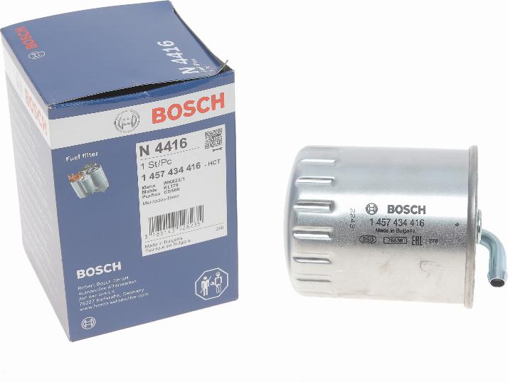 BOSCH 1 457 434 416 - Паливний фільтр autocars.com.ua