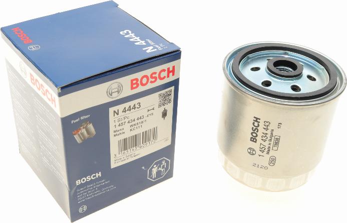 BOSCH 1 457 434 443 - Паливний фільтр autocars.com.ua