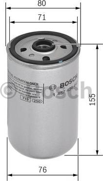 BOSCH 1 457 434 447 - Топливный фильтр autodnr.net