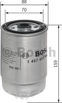 BOSCH 1 457 434 455 - Паливний фільтр autocars.com.ua