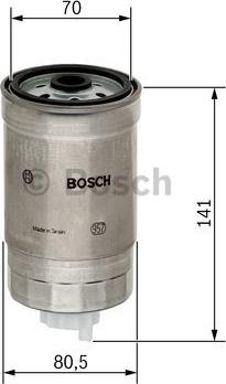 BOSCH 1 457 434 511 - Паливний фільтр autocars.com.ua