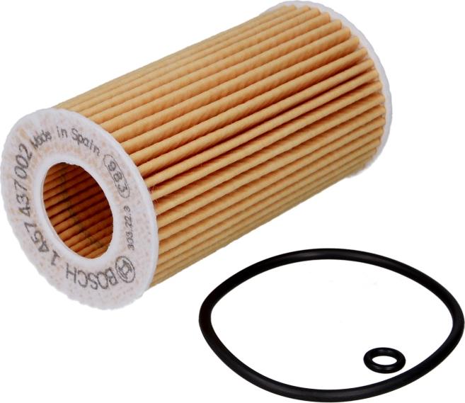 BOSCH 1 457 437 002 - Масляний фільтр autocars.com.ua