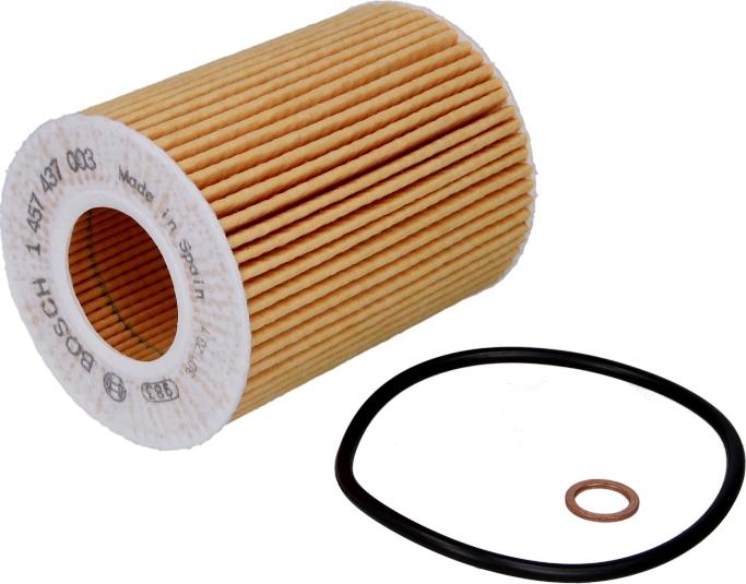 BOSCH 1 457 437 003 - Масляний фільтр autocars.com.ua