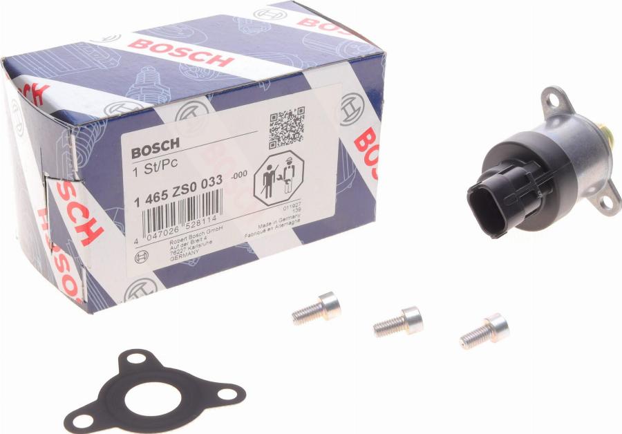 BOSCH 1 465 ZS0 033 - Регулюючий клапан, кількість палива (Common-Rail-System) autocars.com.ua