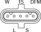 BOSCH 1 986 A00 553 - Генератор avtokuzovplus.com.ua