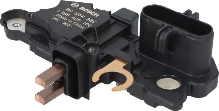BOSCH 1 986 AE0 100 - Регулятор напруги генератора autocars.com.ua