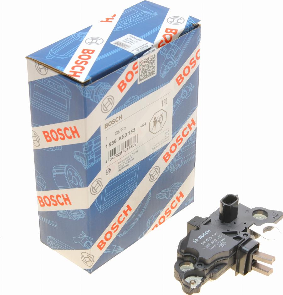 BOSCH 1 986 AE0 153 - Регулятор напруги генератора autocars.com.ua