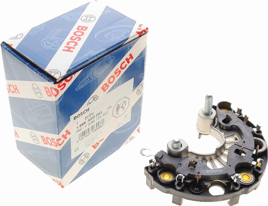 BOSCH 1 986 AE0 253 - Випрямляч, генератор autocars.com.ua