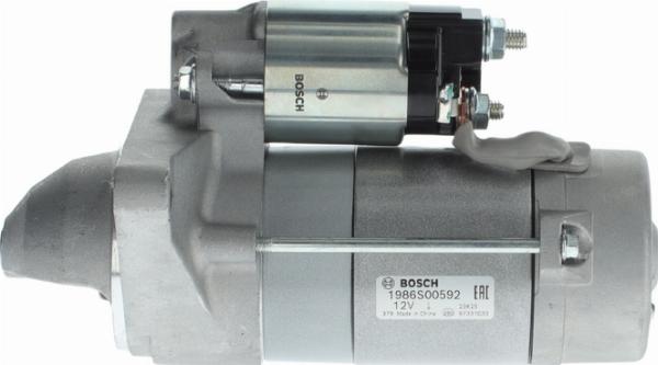 BOSCH 1 986 S00 592 - Стартер autocars.com.ua