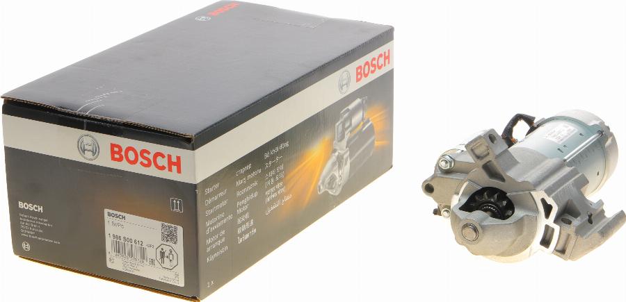 BOSCH 1 986 S00 612 - Стартер avtokuzovplus.com.ua