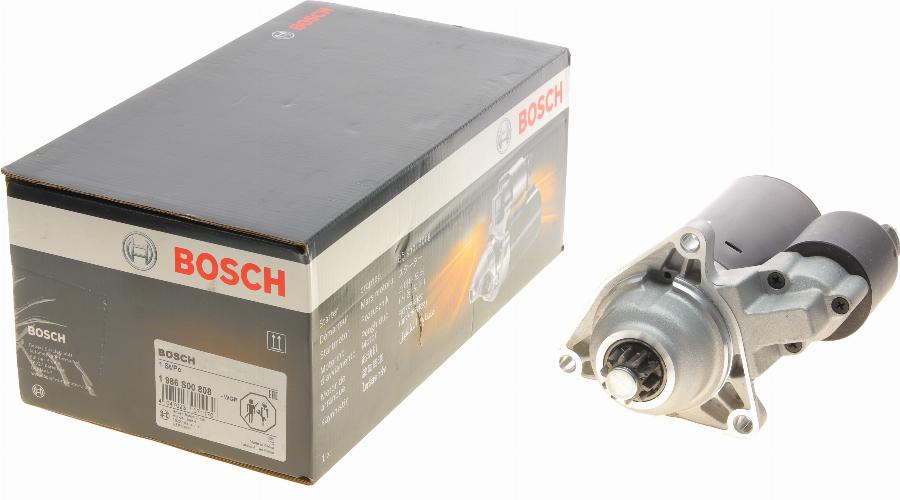 BOSCH 1 986 S00 808 - Стартер autocars.com.ua