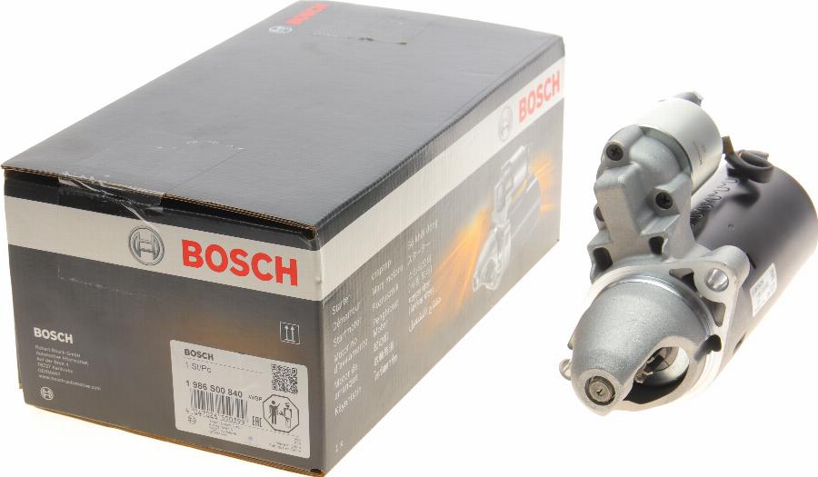 BOSCH 1 986 S00 840 - Стартер avtokuzovplus.com.ua