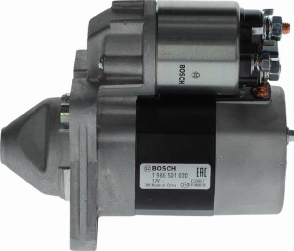 BOSCH 1 986 S01 020 - Стартер autocars.com.ua