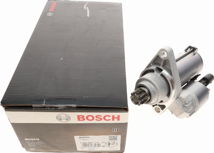 BOSCH 1 986 S01 117 - Стартер autocars.com.ua