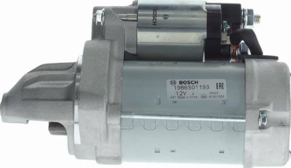BOSCH 1 986 S01 193 - Стартер autocars.com.ua