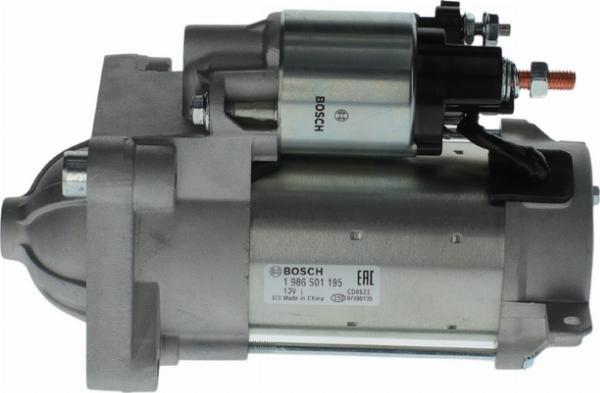BOSCH 1 986 S01 195 - Стартер autocars.com.ua
