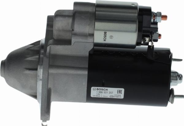 BOSCH 1 986 S01 257 - Стартер autocars.com.ua