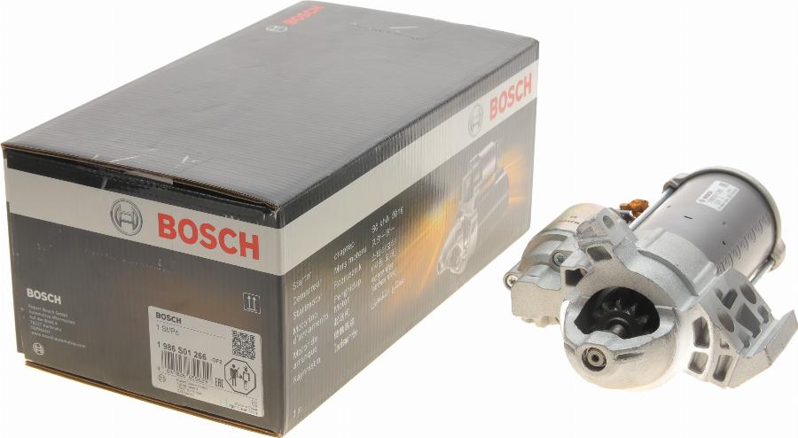 BOSCH 1 986 S01 266 - Стартер autocars.com.ua