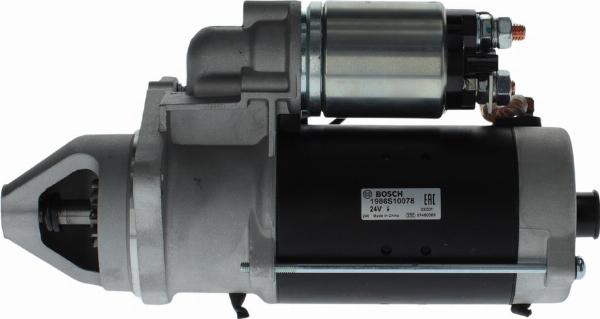 BOSCH 1 986 S10 078 - Стартер autocars.com.ua