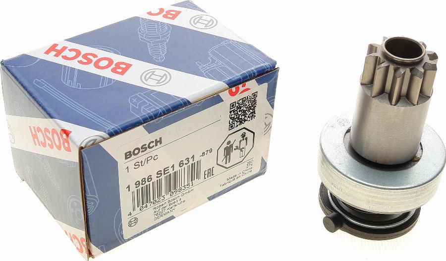 BOSCH 1 986 SE1 631 - Ведущая шестерня, стартер avtokuzovplus.com.ua