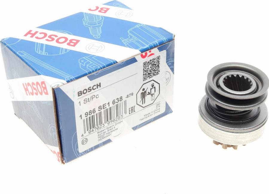 BOSCH 1 986 SE1 638 - Ведущая шестерня, стартер avtokuzovplus.com.ua