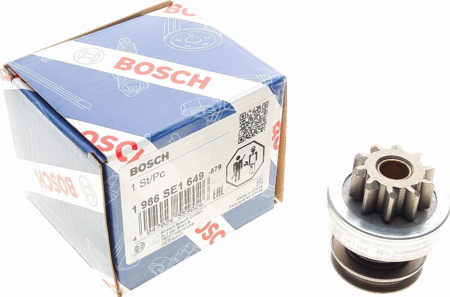 BOSCH 1 986 SE1 649 - Провідна шестерня, стартер autocars.com.ua