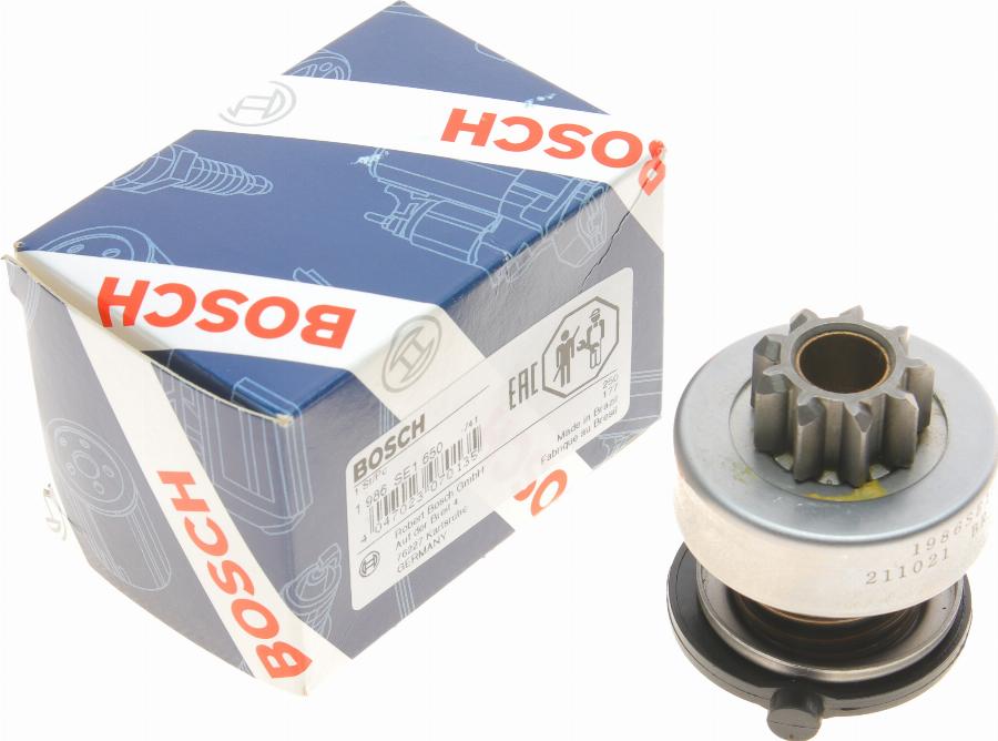 BOSCH 1 986 SE1 650 - Ведущая шестерня, стартер autodnr.net