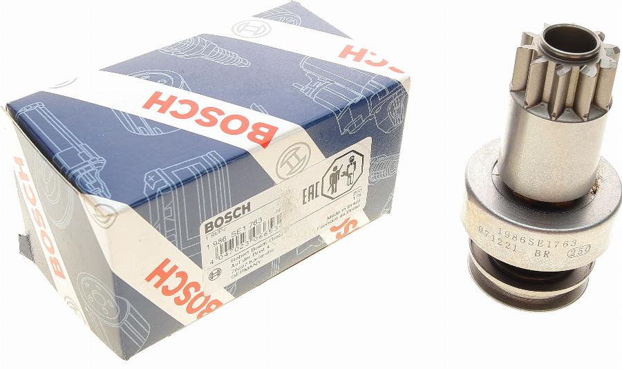 BOSCH 1 986 SE1 763 - Ведущая шестерня, стартер avtokuzovplus.com.ua