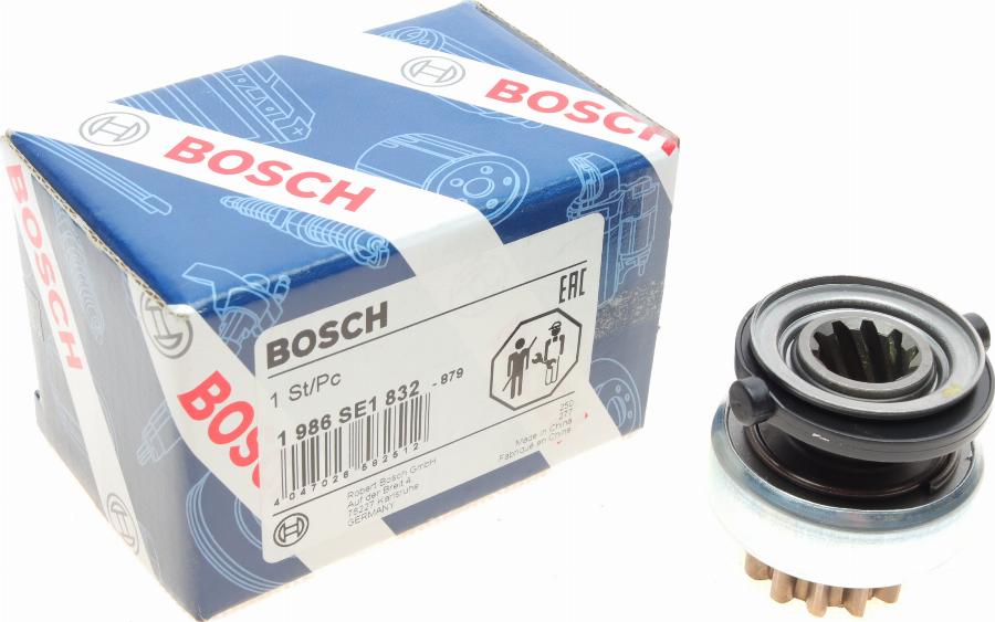 BOSCH 1 986 SE1 832 - Ведущая шестерня, стартер avtokuzovplus.com.ua