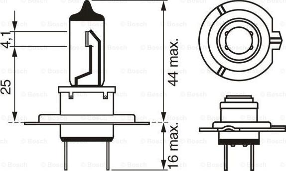 BOSCH 1 987 301 012 - Лампа накаливания, фара дальнего света autodnr.net