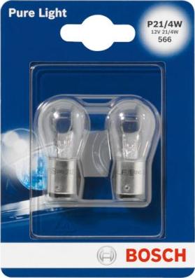 BOSCH 1 987 301 015 - Лампа розжарювання, ліхтар сигналу гальма autocars.com.ua